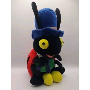 Alice in Wonderland VTG 1993 Brooklyn Doll‎ Toy Anthropomorphic Ladybug Plush